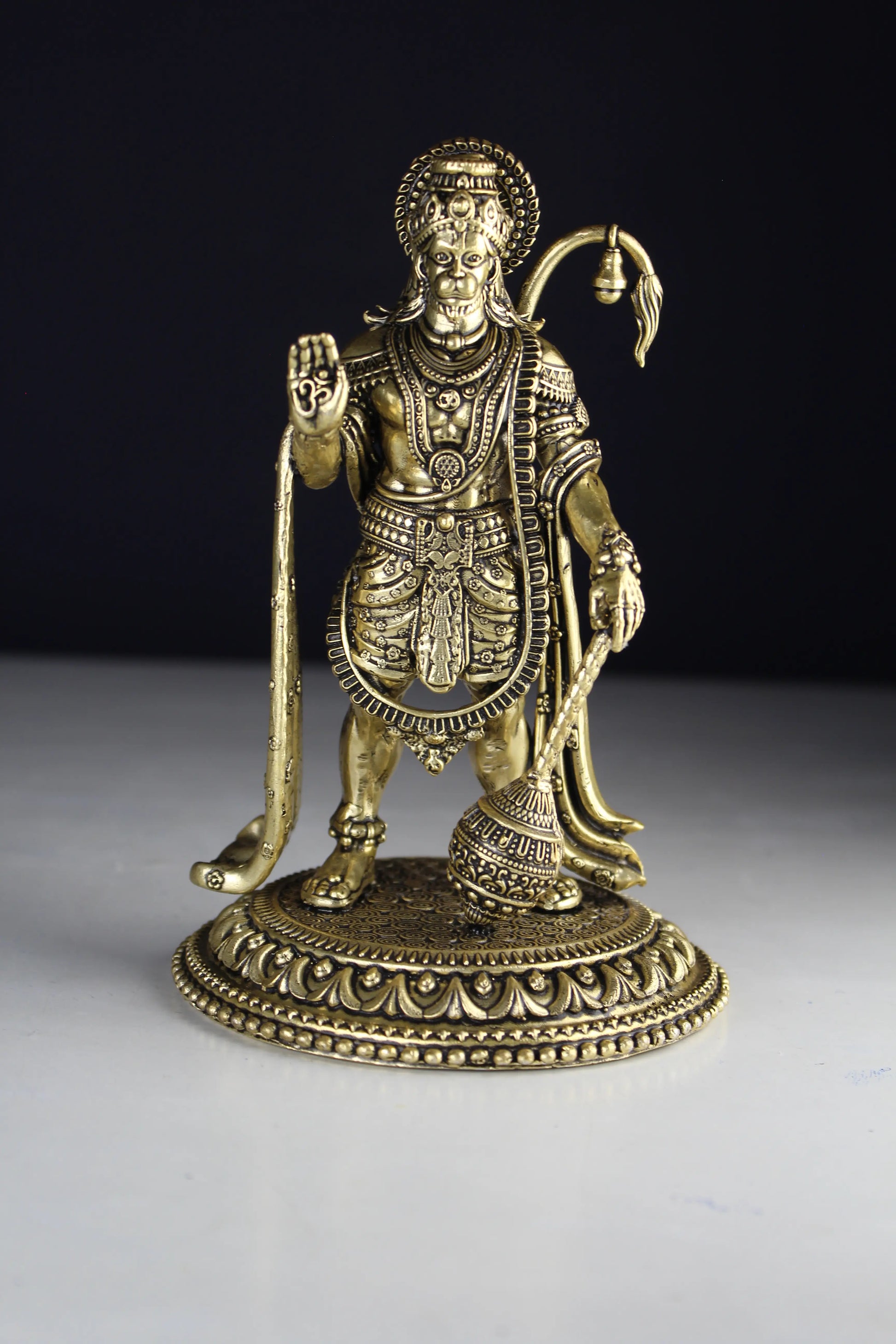 Brass hanuman small idol