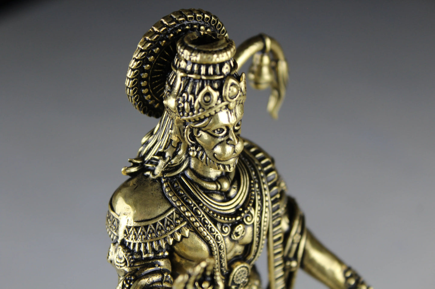 Brass handmade hanuman idol