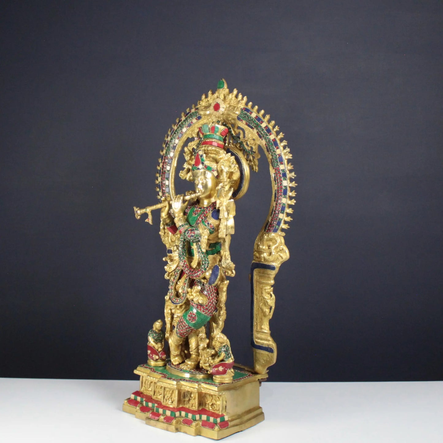 Krishna Statue with minakari