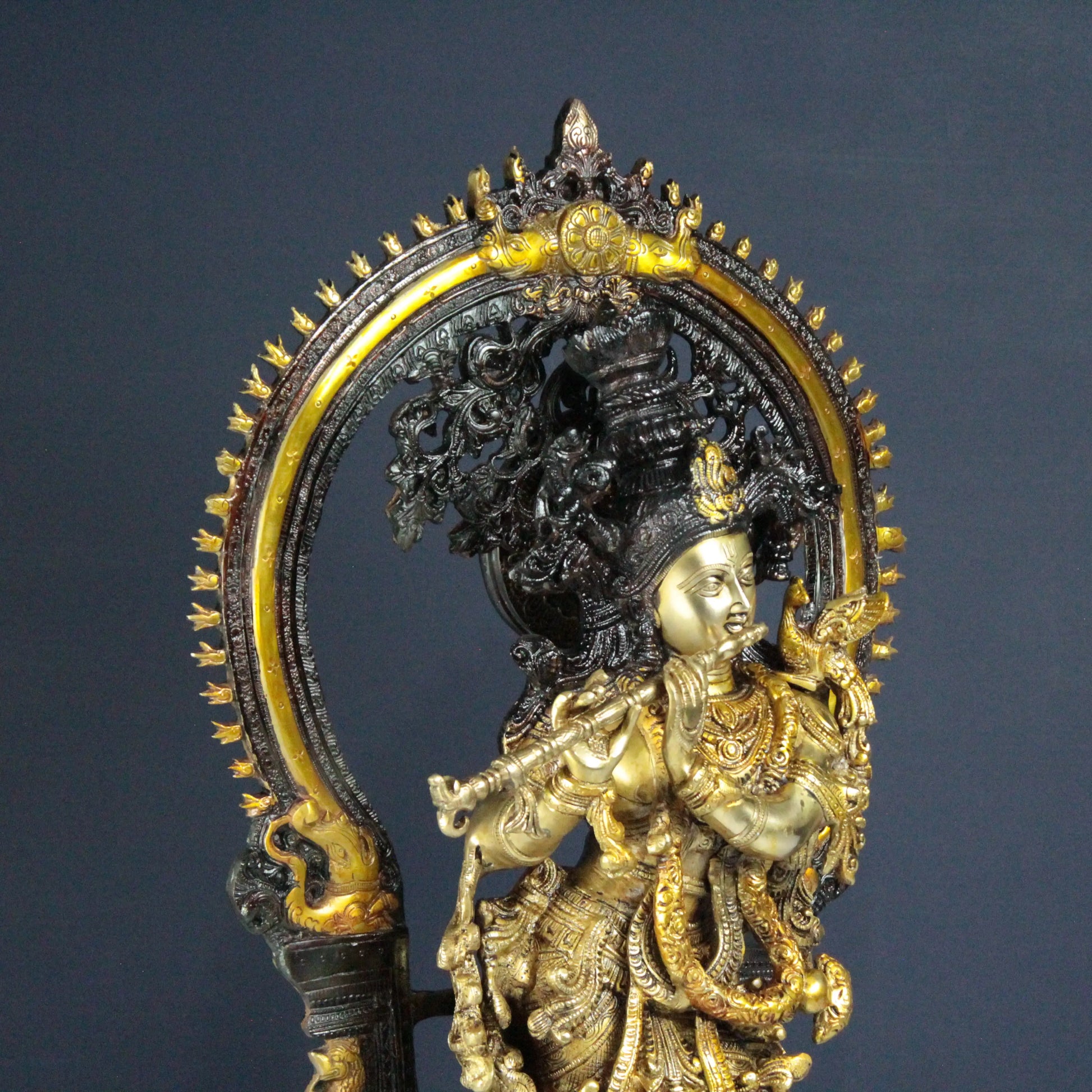 Krishna Statue Brass