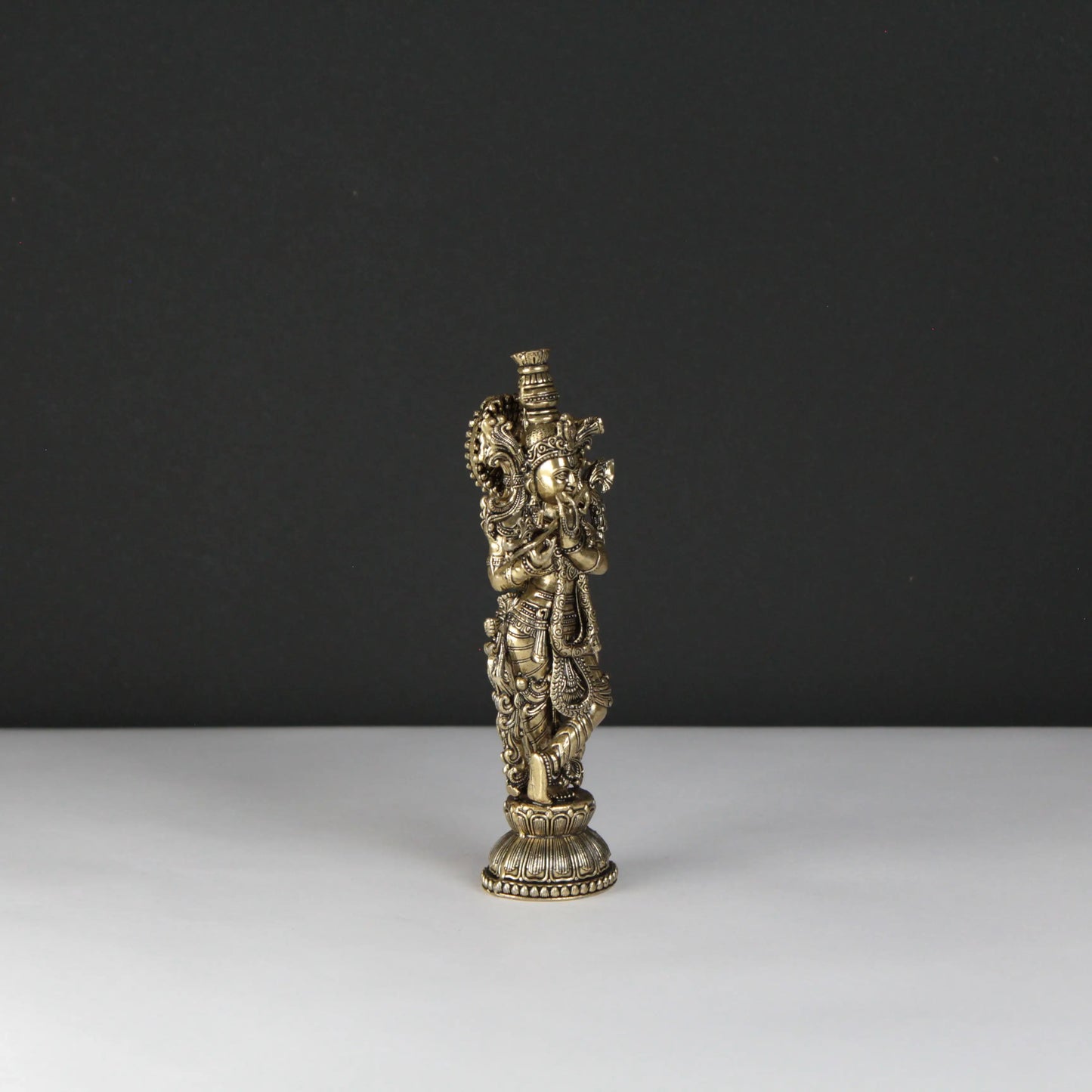 Handcrafted Brass Krishna Idol 