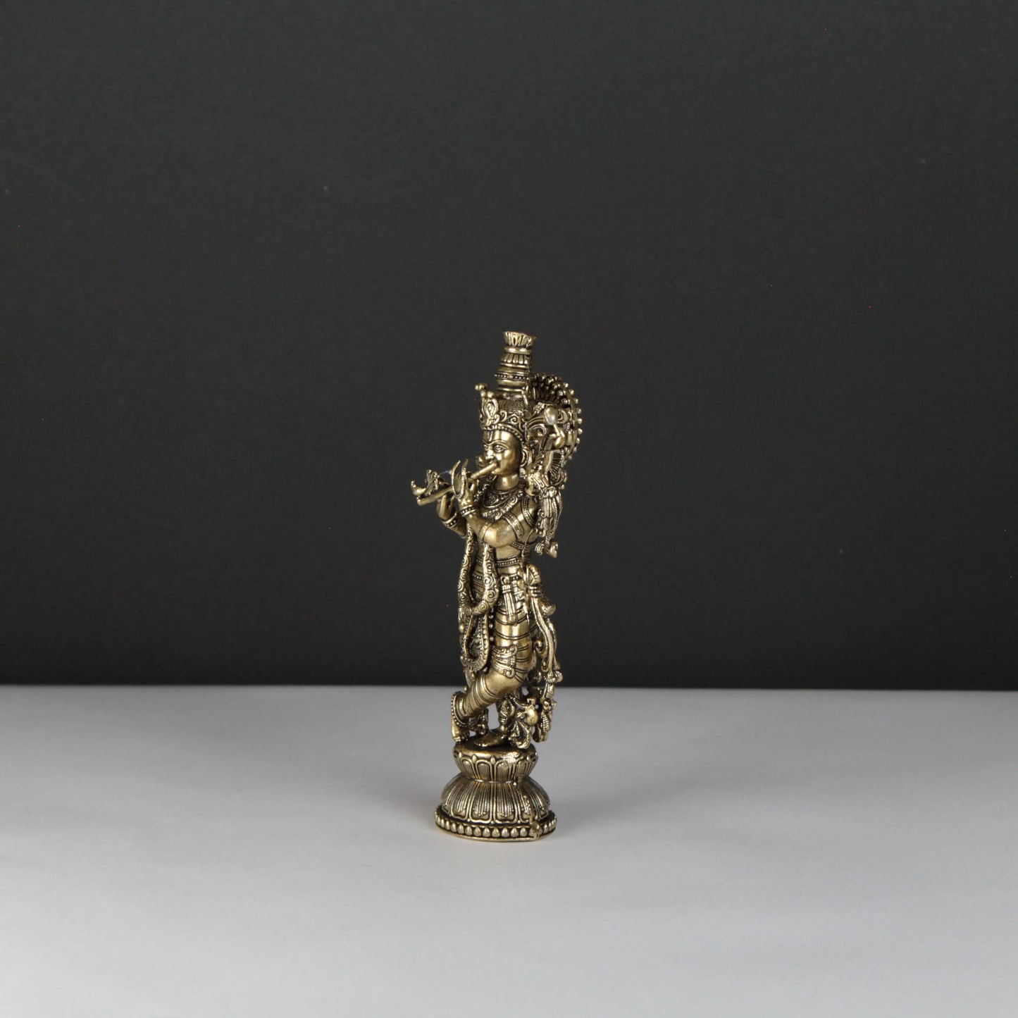 Handcrafted Brass Krishna Idol 