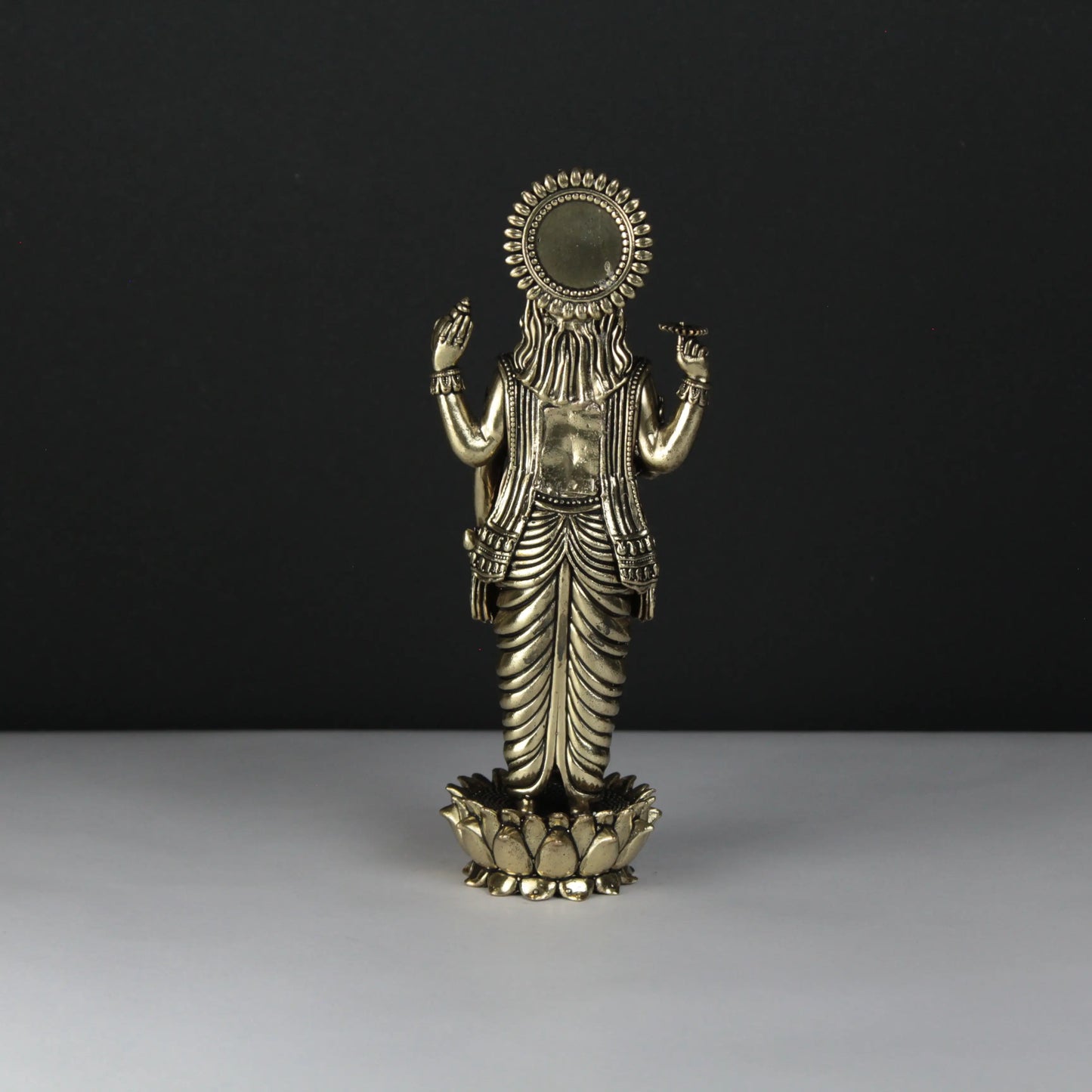 Brass vishnu statue