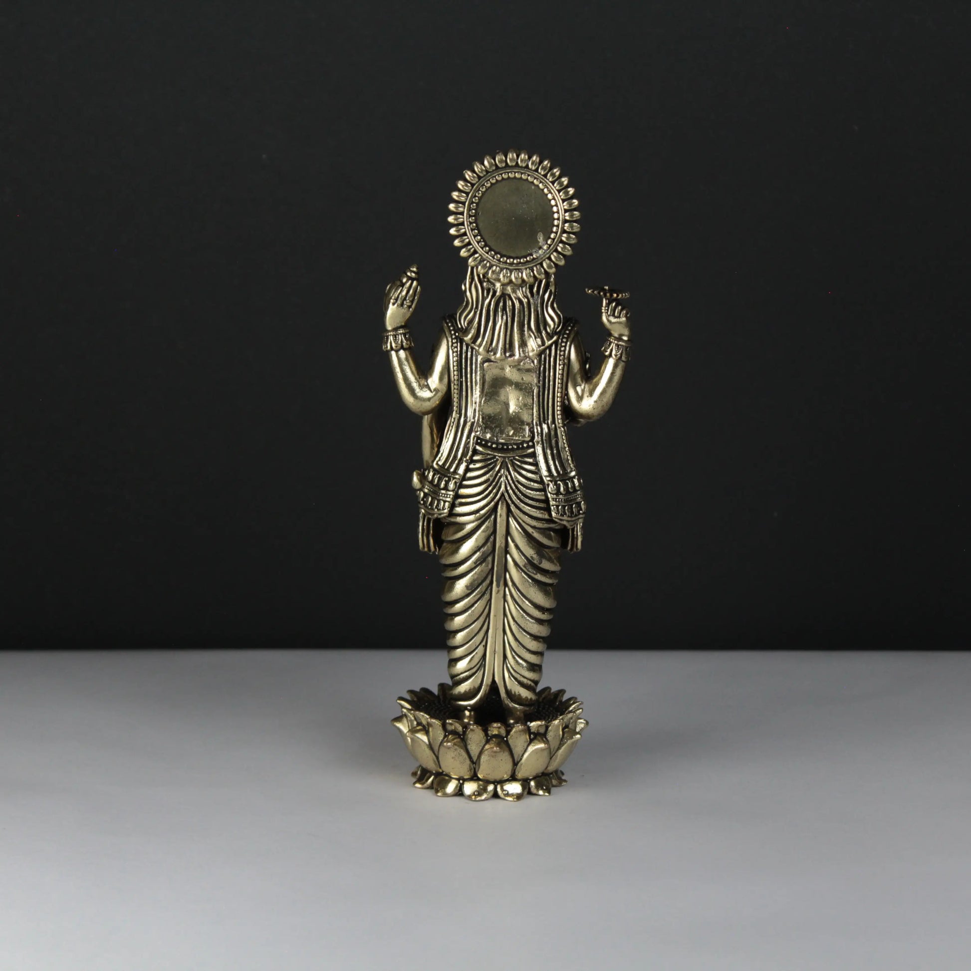 Brass vishnu statue