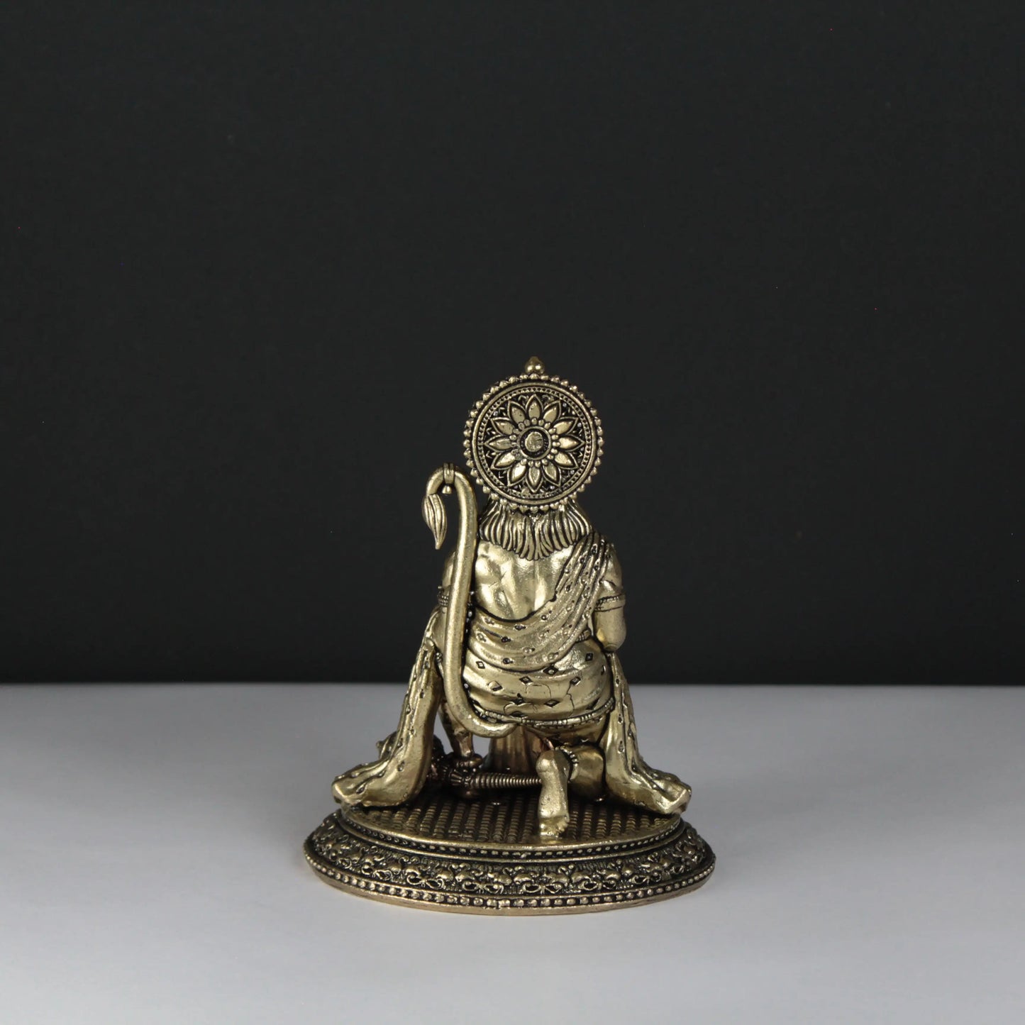 Seated Hanuman statue