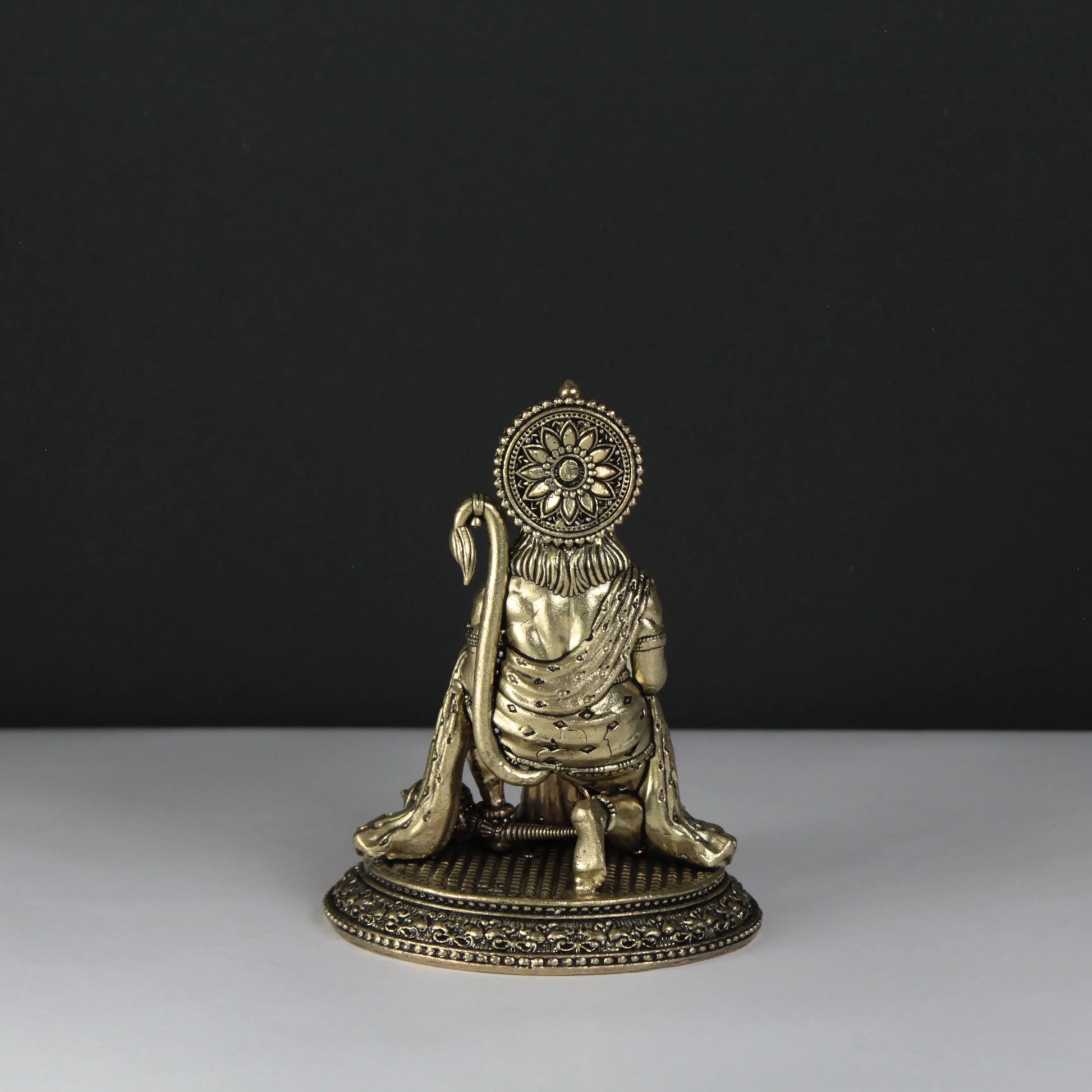 Seated Hanuman statue